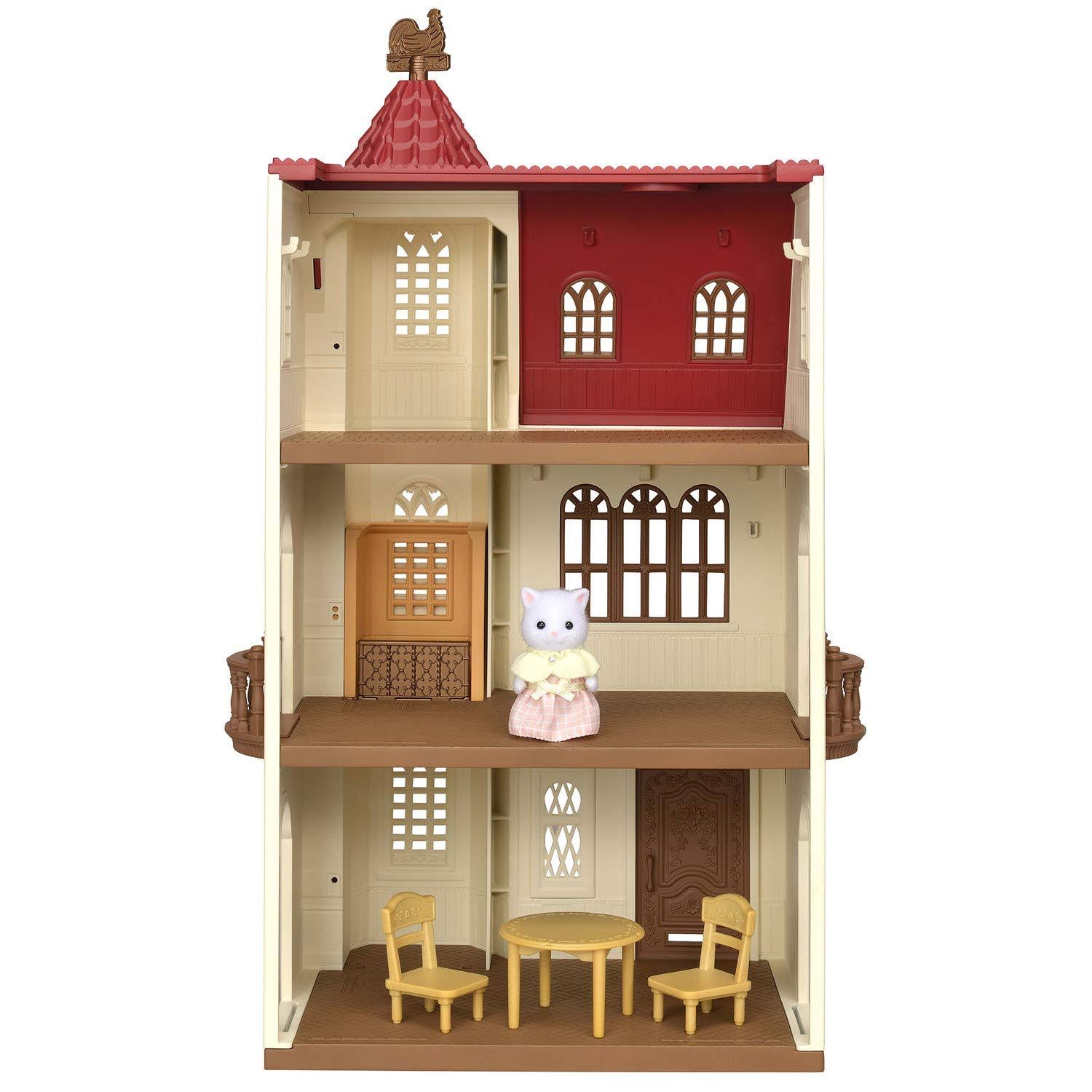 Calico Critters Red Roof Tower Home