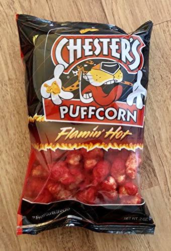 Chester's Puffcorn Flamin' Hot Pufffed Corn Snacks(2oz.)