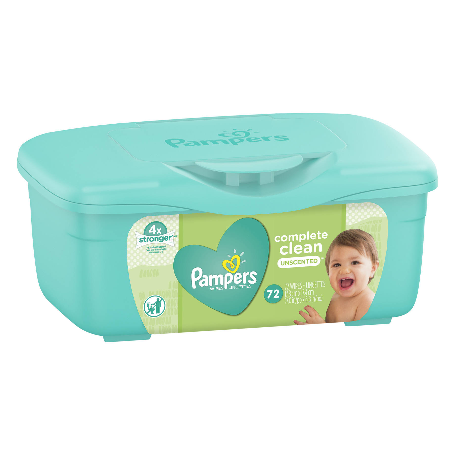 Pampers Complete Clean Baby Wipes - Unscented, 72ct