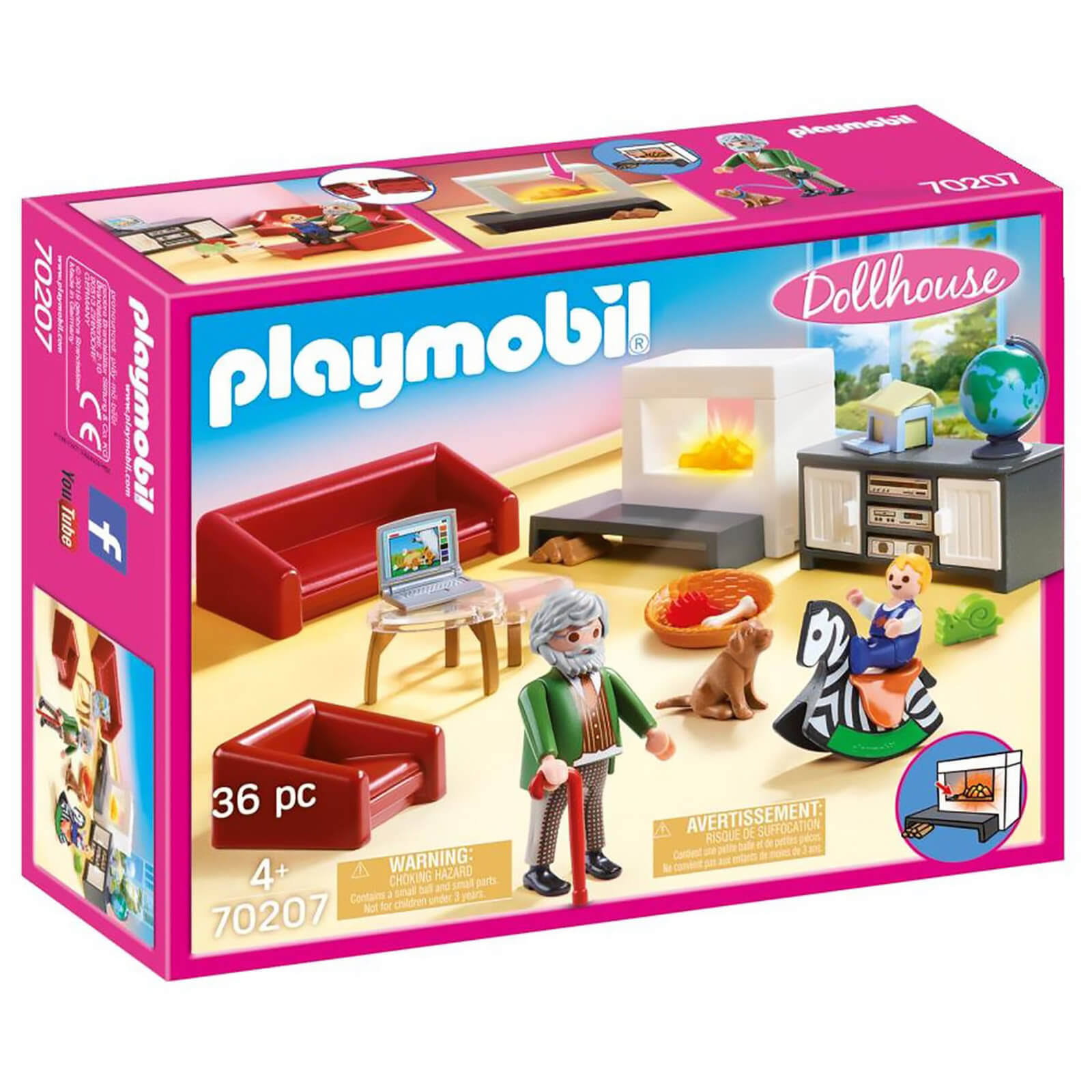 Playmobil 70207 Dollhouse Comfortable Living Room