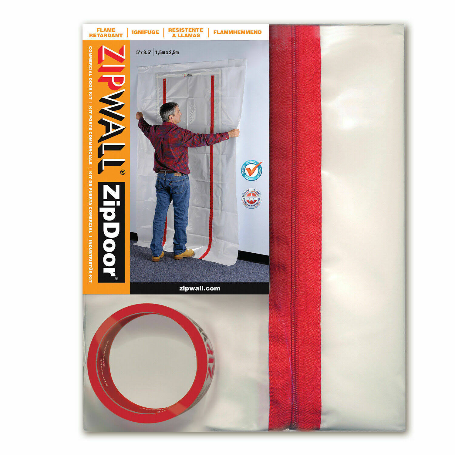 Zipwall Zip Door Dust Containment Kit