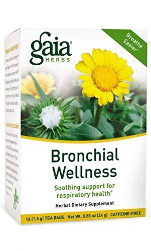 Gaia Herbs Bronchial Wellness Tea - 16 Tea Bags