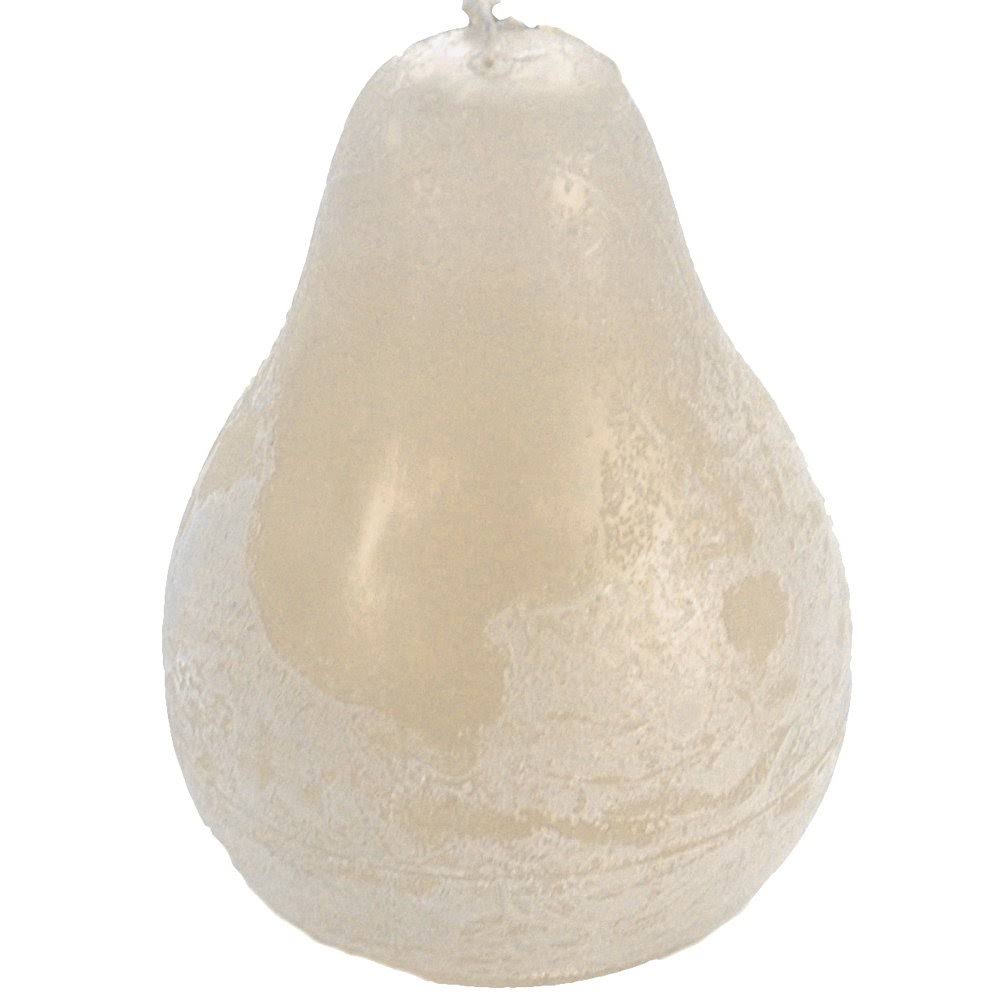 Petite Scented Pears, Set of 12 Candles, Assorted Colors (Mellon White)