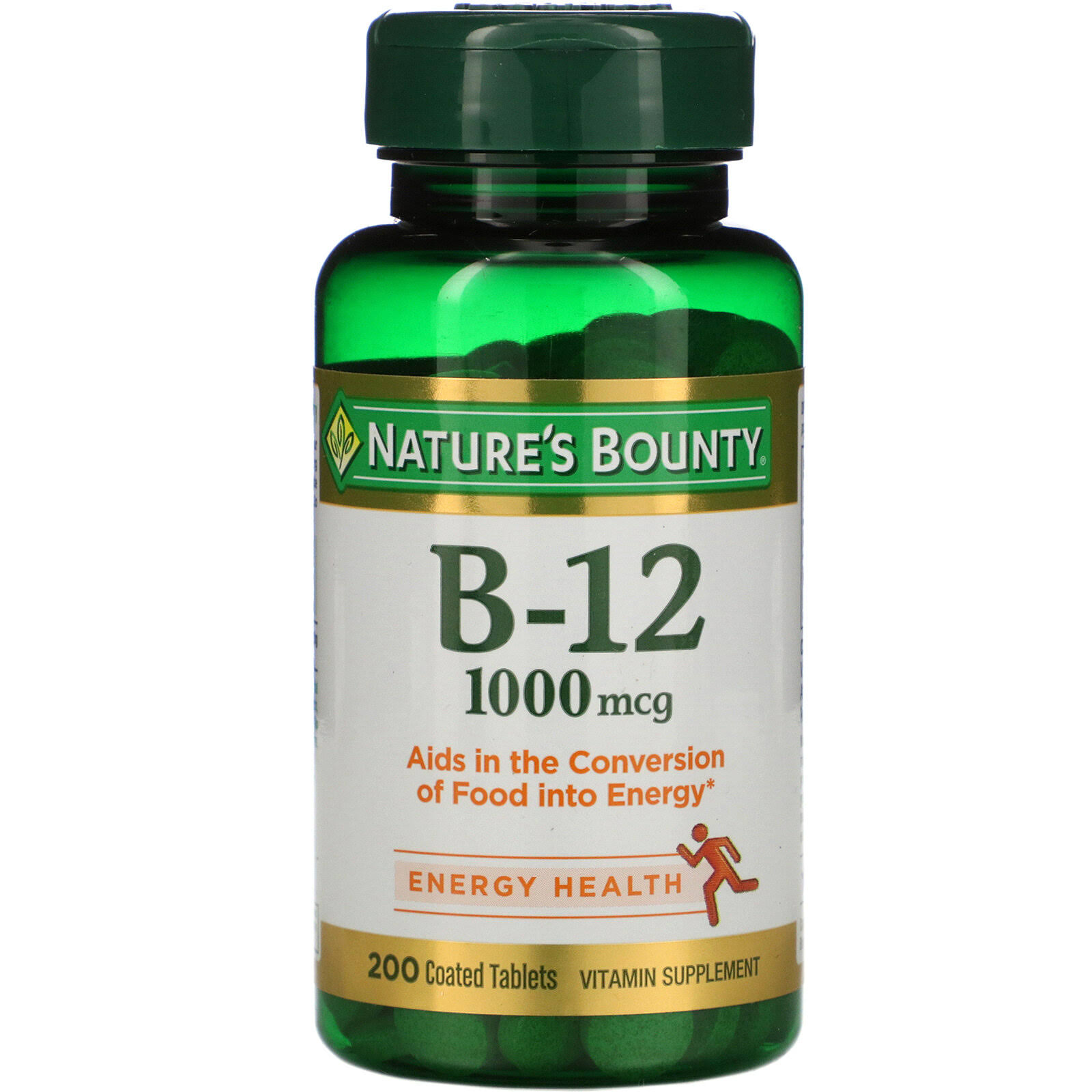 Nature's Bounty Vitamin B-12 Supplement - 1000 Mcg, 200 Count