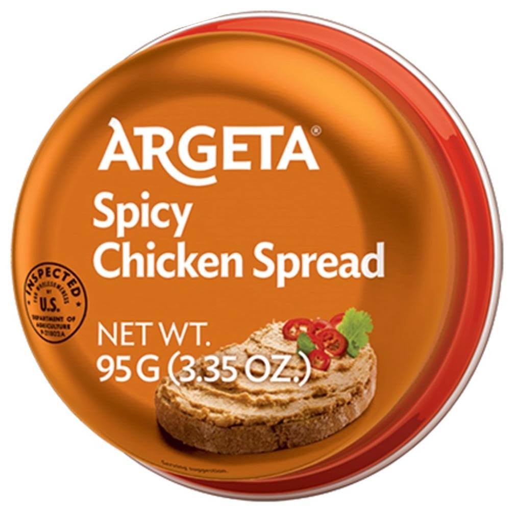 Argeta Pate Spread, Spicy Chicken, 3.35oz