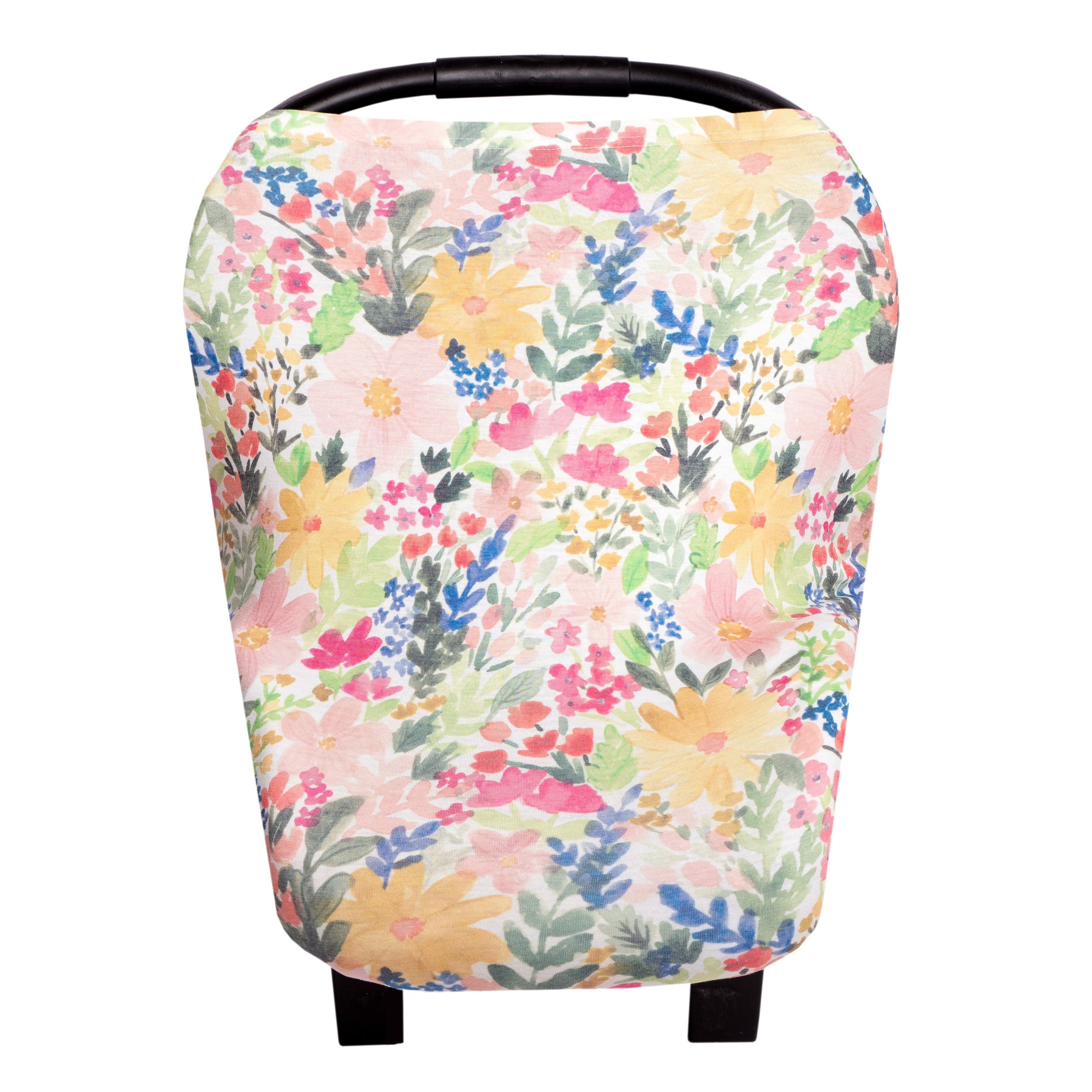 Copper Pearl Baby Car Seat Cover Canopy and Nursing Cover Multi-use Stretchy 5 in 1 GiftLark