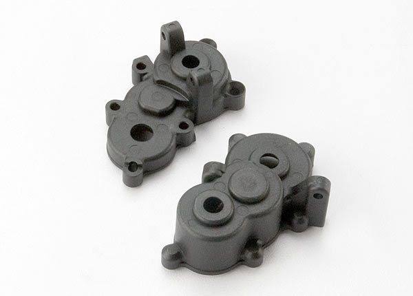 Traxxas Gearbox halves, front & rear 7091