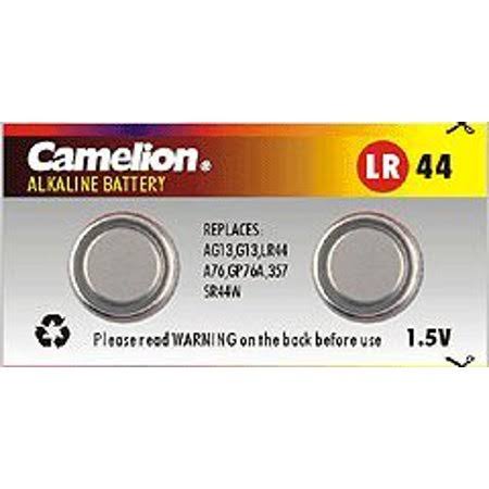 Lr44/ag13 Alkaline Button Battery Great for Red Dot Sights and Lasers. 2 Pack