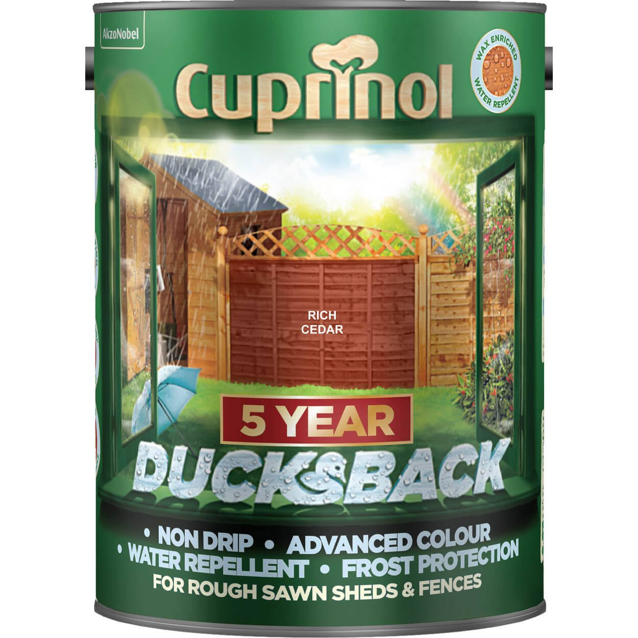 Cuprinol Ducksback Rich Cedar 5L