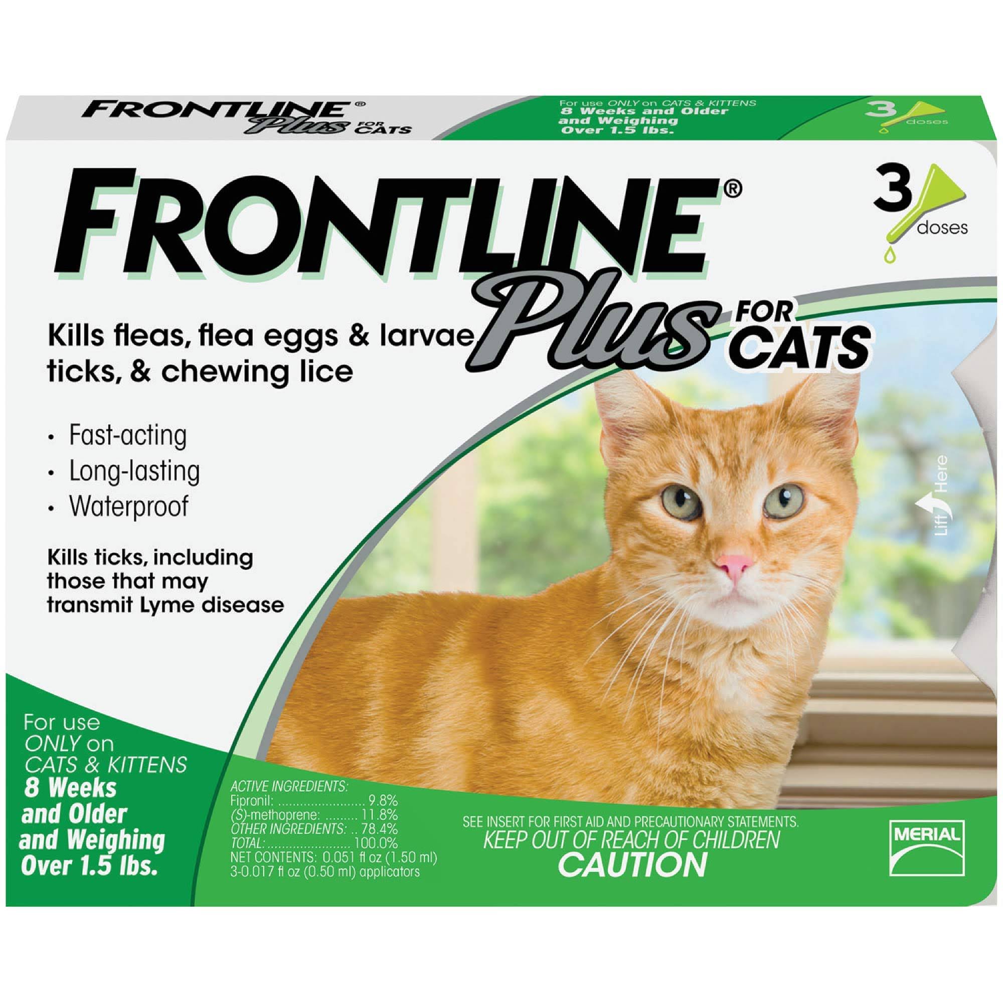Frontline Plus For Cats - 3 Doses