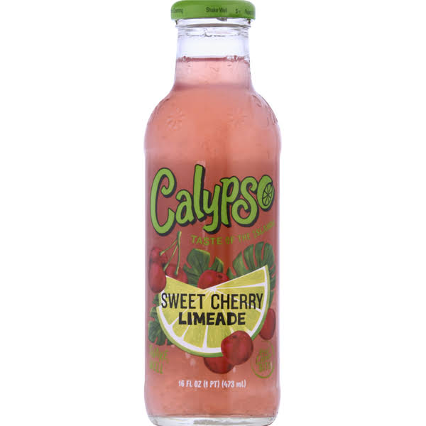 Calypso Limeade, Sweet Cherry - 16 fl oz