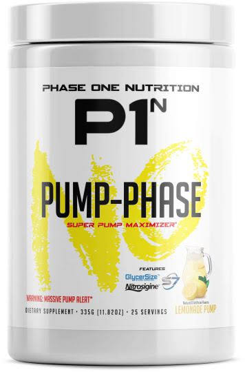 Phase One Nutrition Pump Phase 335 Gr Lemonade Bomb
