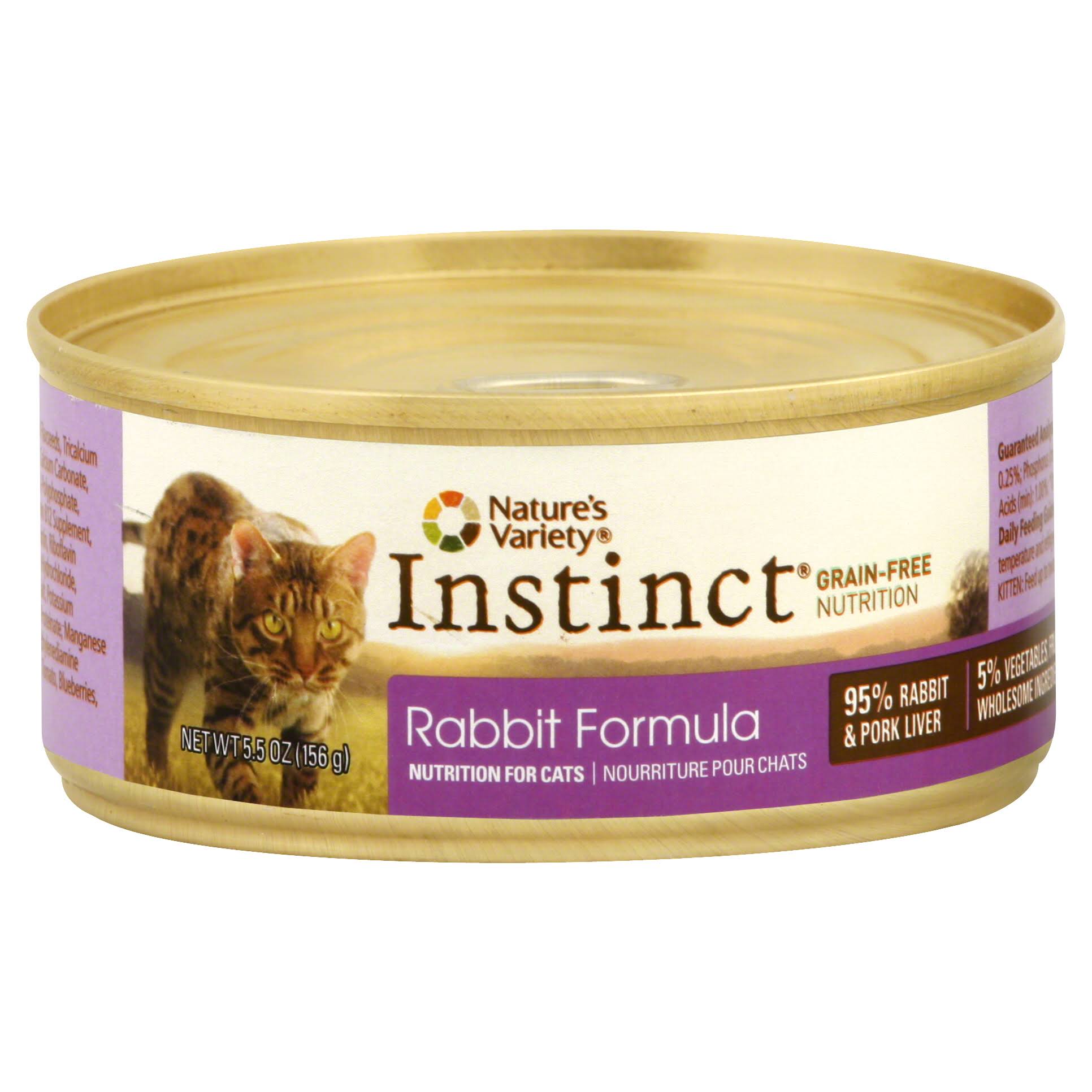 Nature's Variety Instinct Cat Food - Rabbit Formula
