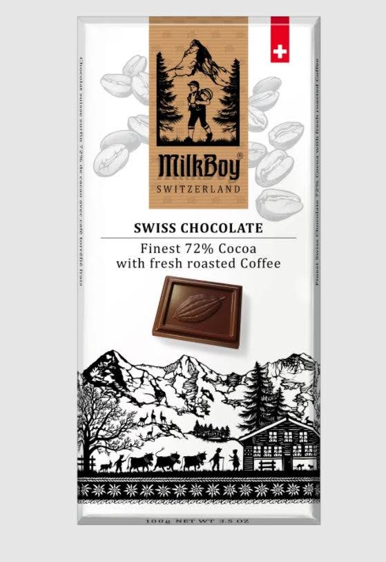 Milkboy Swiss Chocolate with Fresh Roasted Coffee