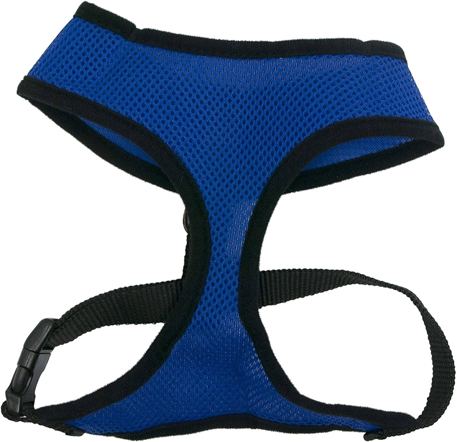 Four Paws Comfort Control Dog Harness - Blue, Medium