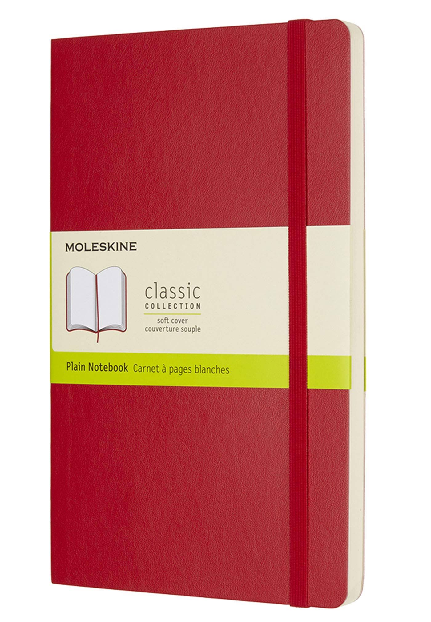 Moleskine Classic Notebook - Large, Scarlet Red, Soft Cover
