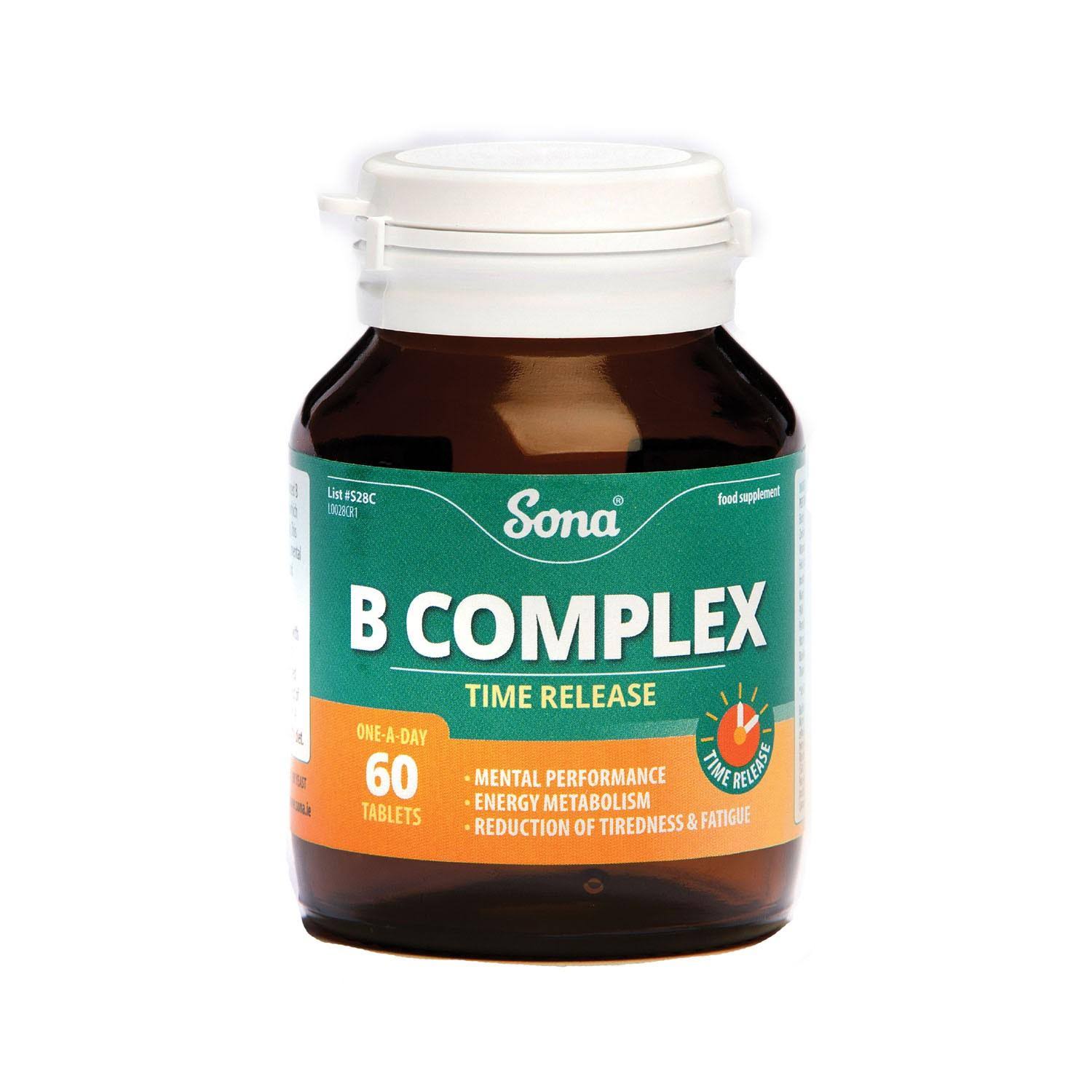 Sona Vitamin B Complex Capsules - Size-60 Capsules