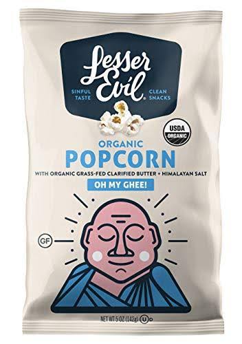 Lesser Evil Buddha Bowl Organic Popcorn Oh My Ghee 5 oz.