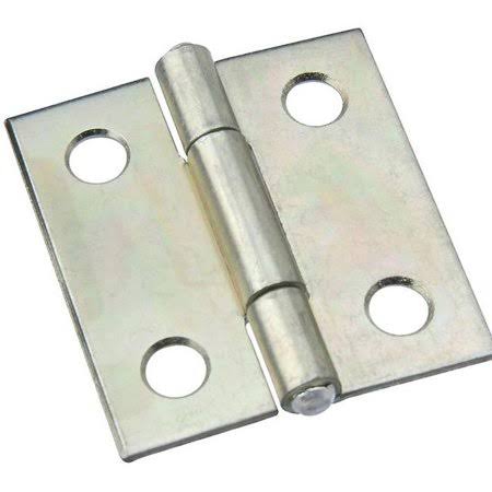 National Hardware N146-035 518 Non-Removable Pin Hinge - Zinc Plated, 1-1/2"