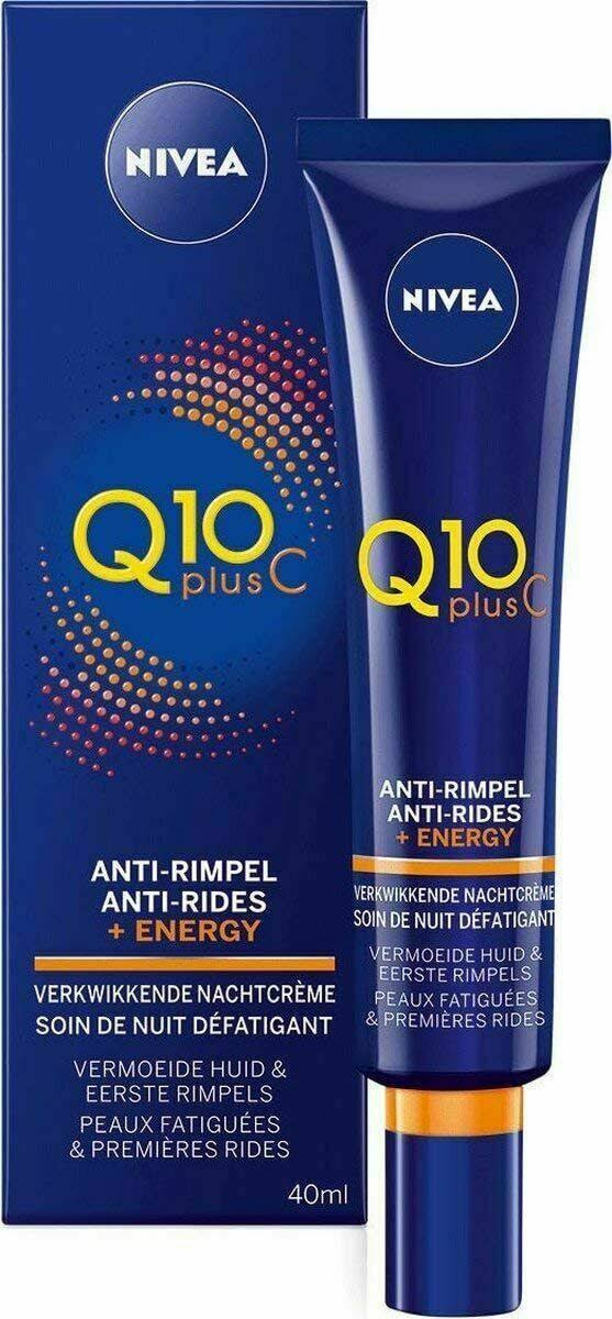 Nivea Q10 Plus C Anti-Wrinkle + Energy Skin Sleep Cream - 40ml