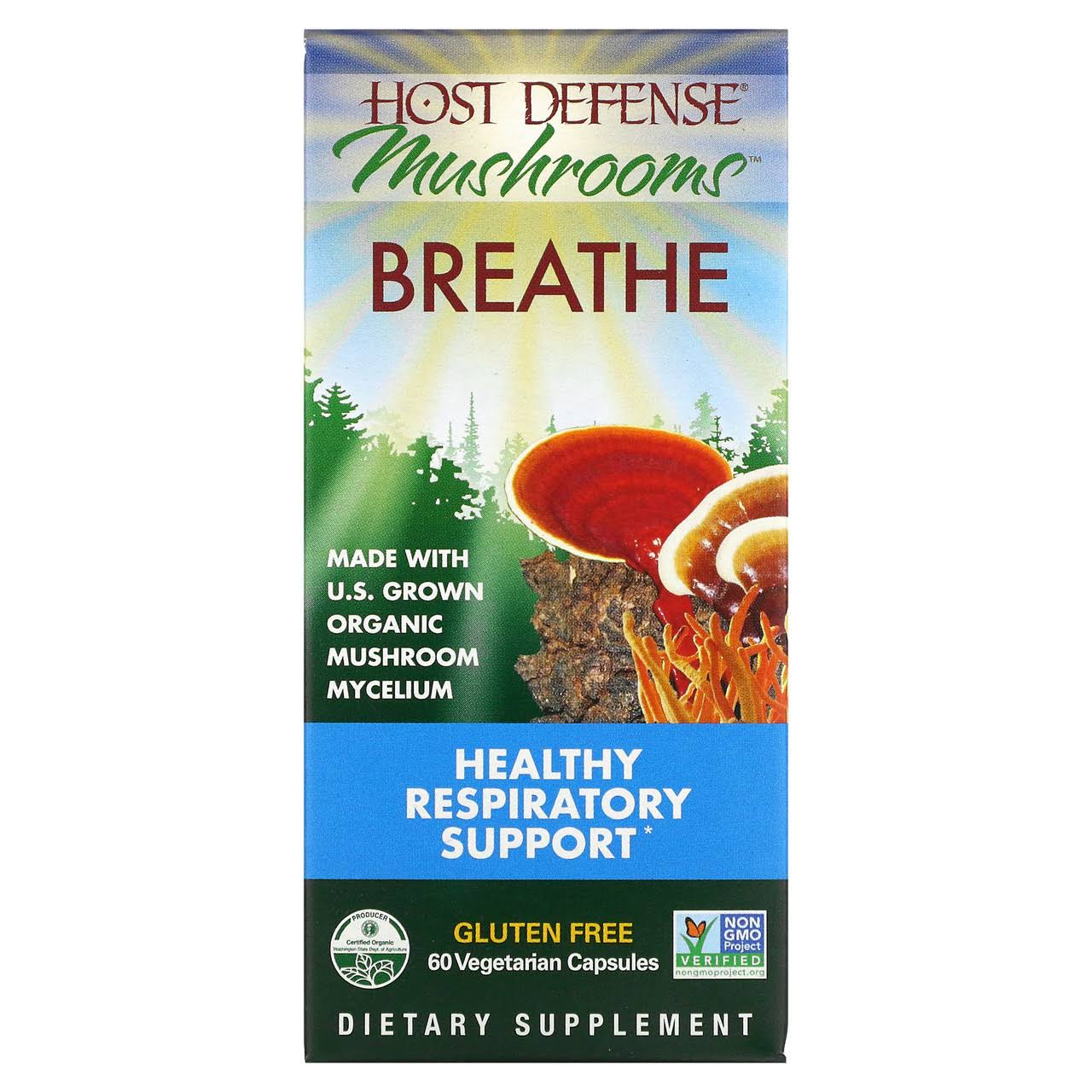 Host Defence Breath Healthy Respiration Support - 60 capsules