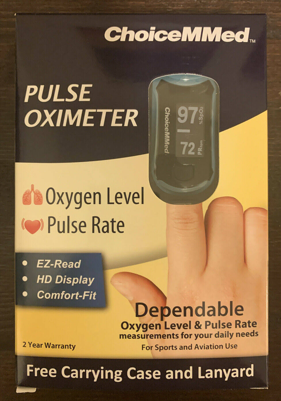 OxyWatch Pulse Oximeter - Choice Mmed