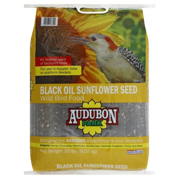 Audubon Park 10427 Black Oil Sunflower Seed - 20lbs