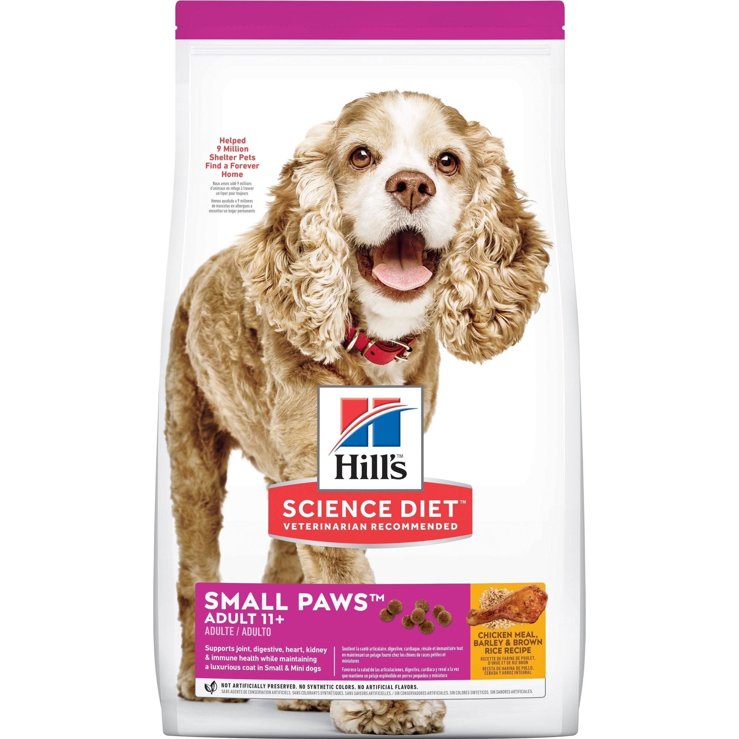Hill's Science Diet Chicken Meal Premium Natural Dog Food - Rice and Barley Recipe, 4.5lbs