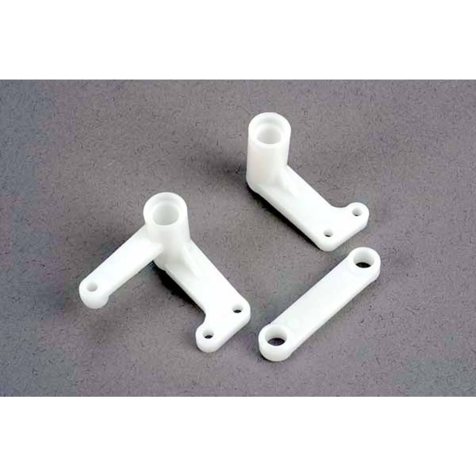 Traxxas Steering Bell Crank - with Draglink, White