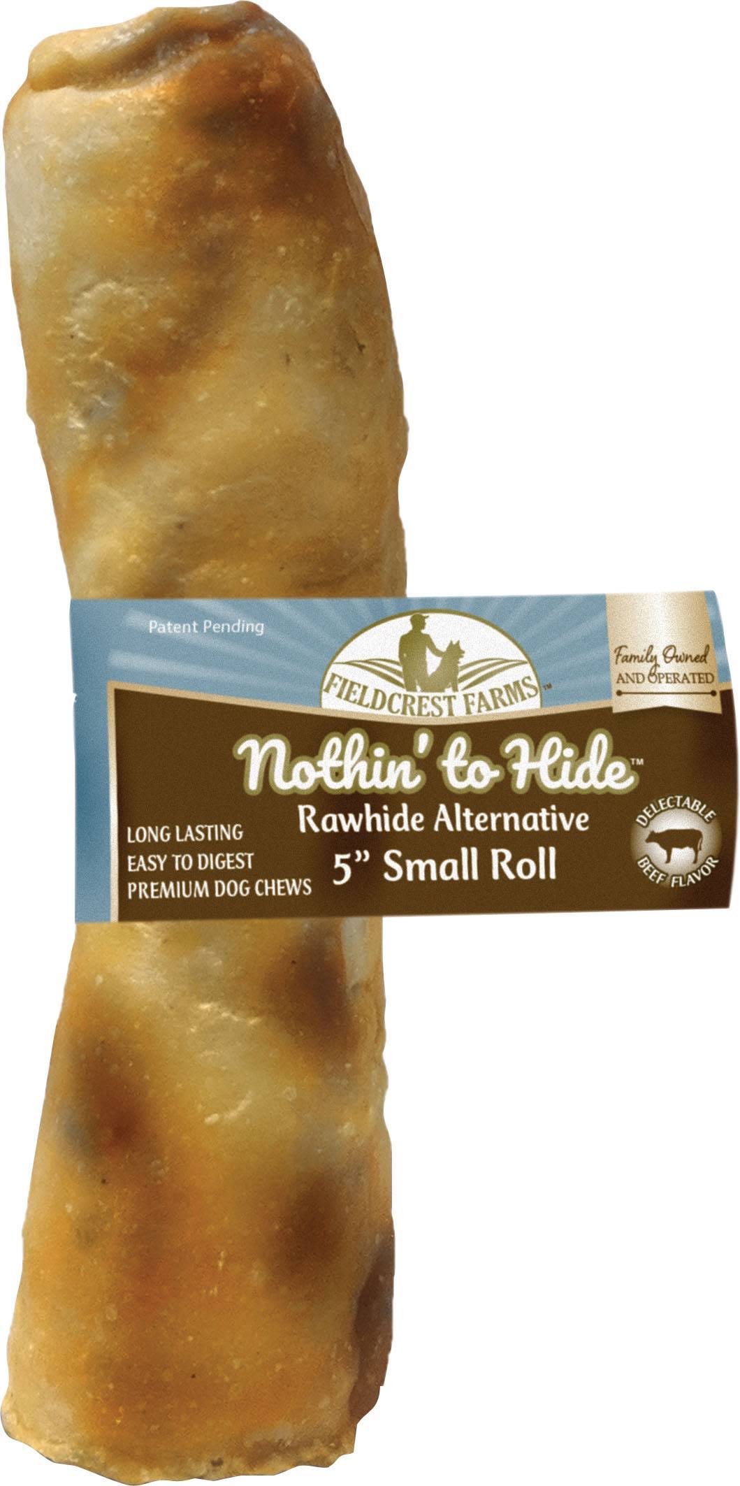 Nothin' to Hide Beef Roll Small 5" Dog Treat