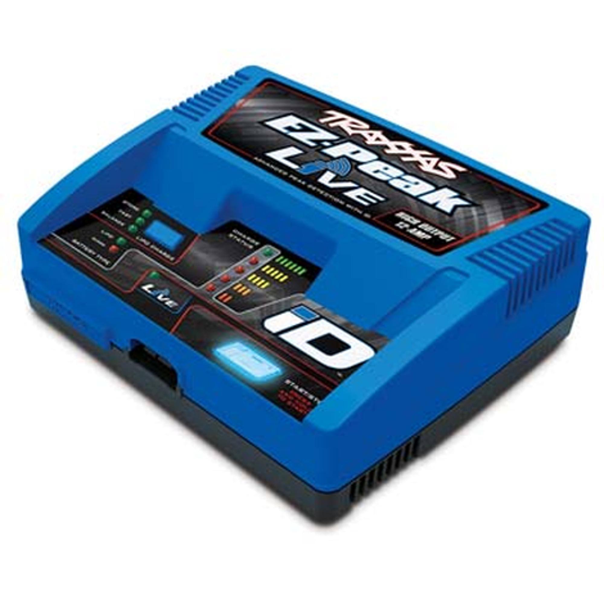 Traxxas Ez-peak Live Lipo NiMh LiPo Battery Charger - 12amp, 100W, with iD Auto Battery Identification