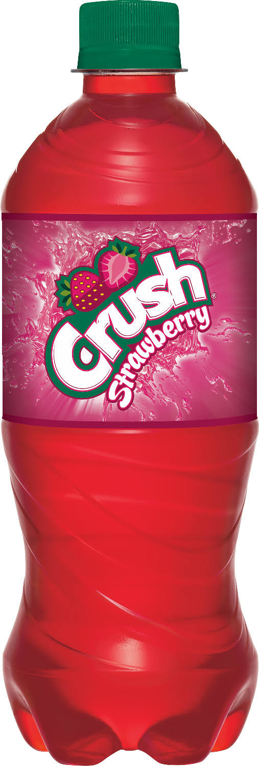 Crush Soda, Strawberry - 20 fl oz
