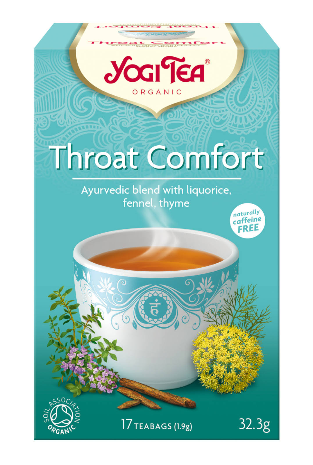 Yogi Tea Organic Throat Comfort Tea - 17 Teabags