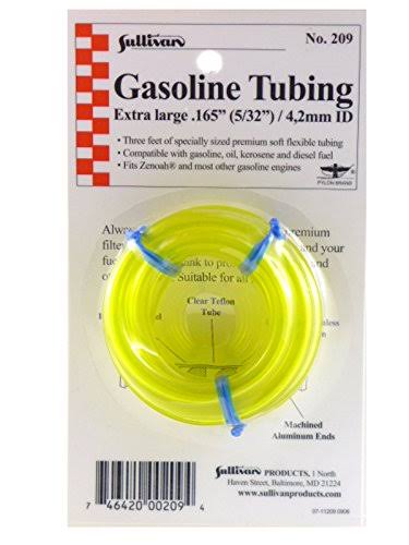 Sullivan Products Gas Tubing, 3', Extra-Large, 5/32", Yellow, SUL209