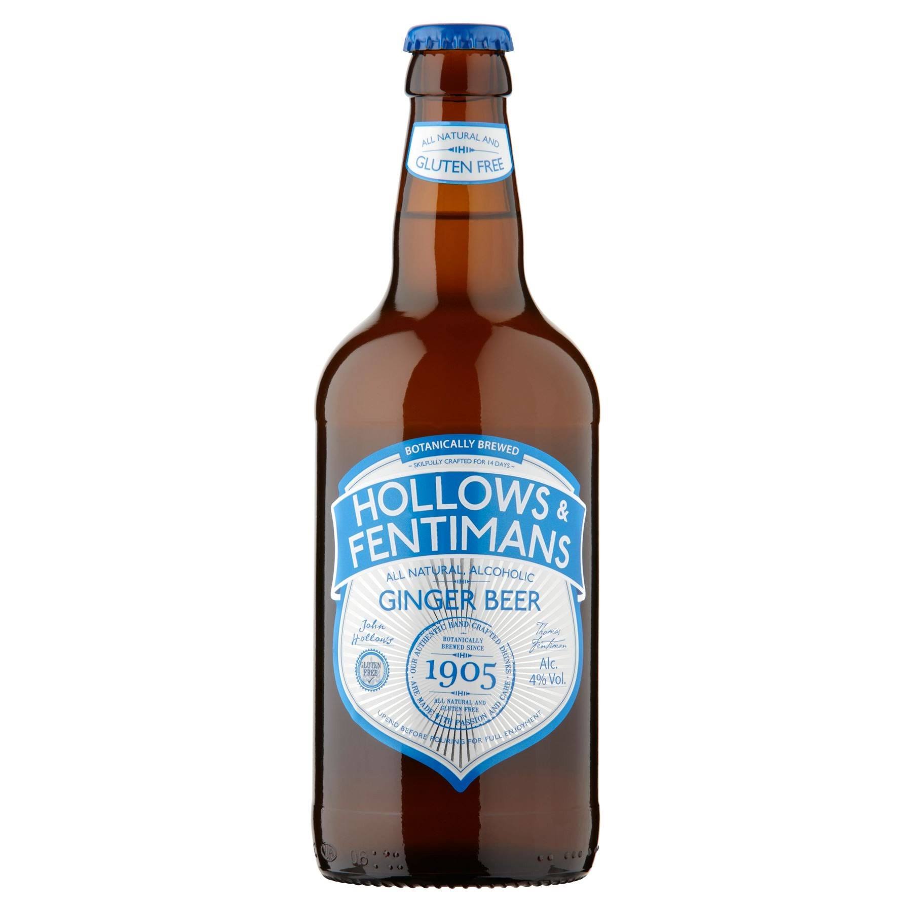 Hollows and Fentimans Alcoholic Ginger Beer - 500ml
