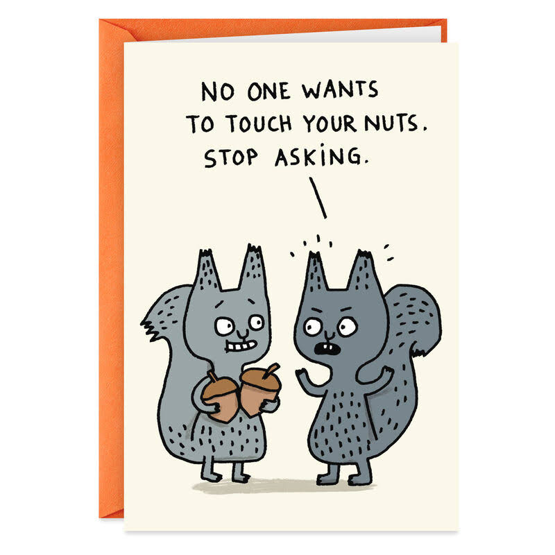 Hallmark Birthday Card, Go Nuts Funny Birthday Card