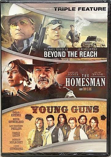 Beyond The Reach / The Homesman / Young Guns DVD Michael Douglas