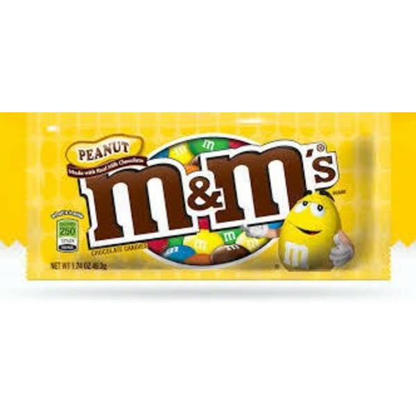 M&M's Peanut Chocolate Candies Candy - 2 Ounces - Yamadaya - Delivered by Mercato