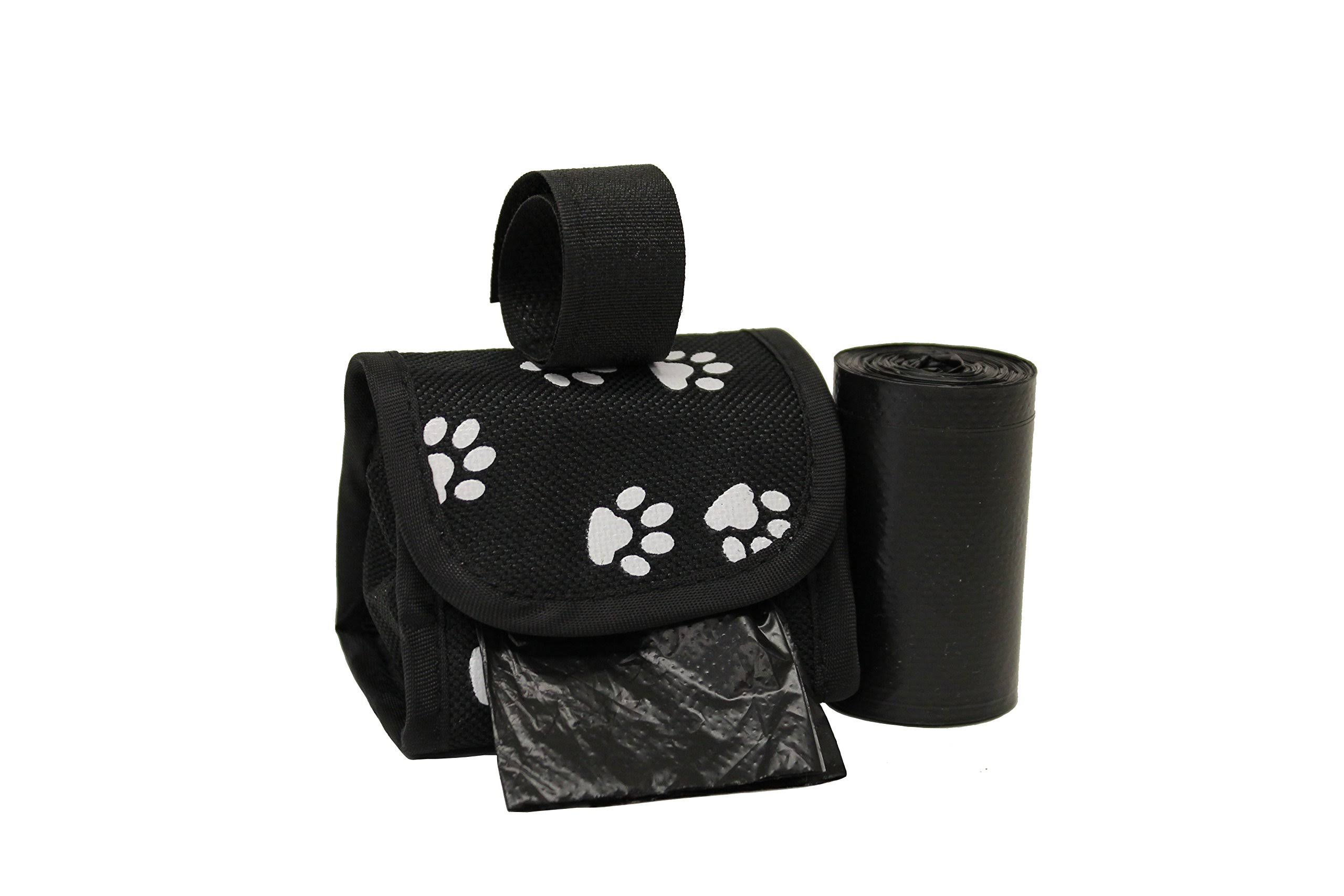Dog Supplies Paw Print Dispenser (Black)