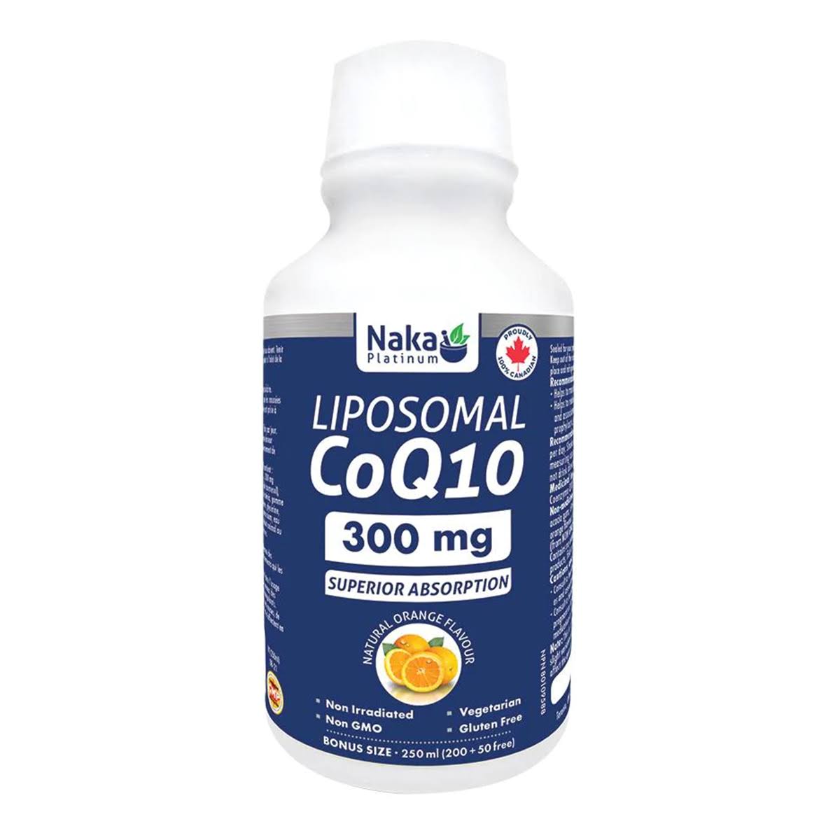 Naka Platinum Liposomal CoQ10 300mg 200+50mL