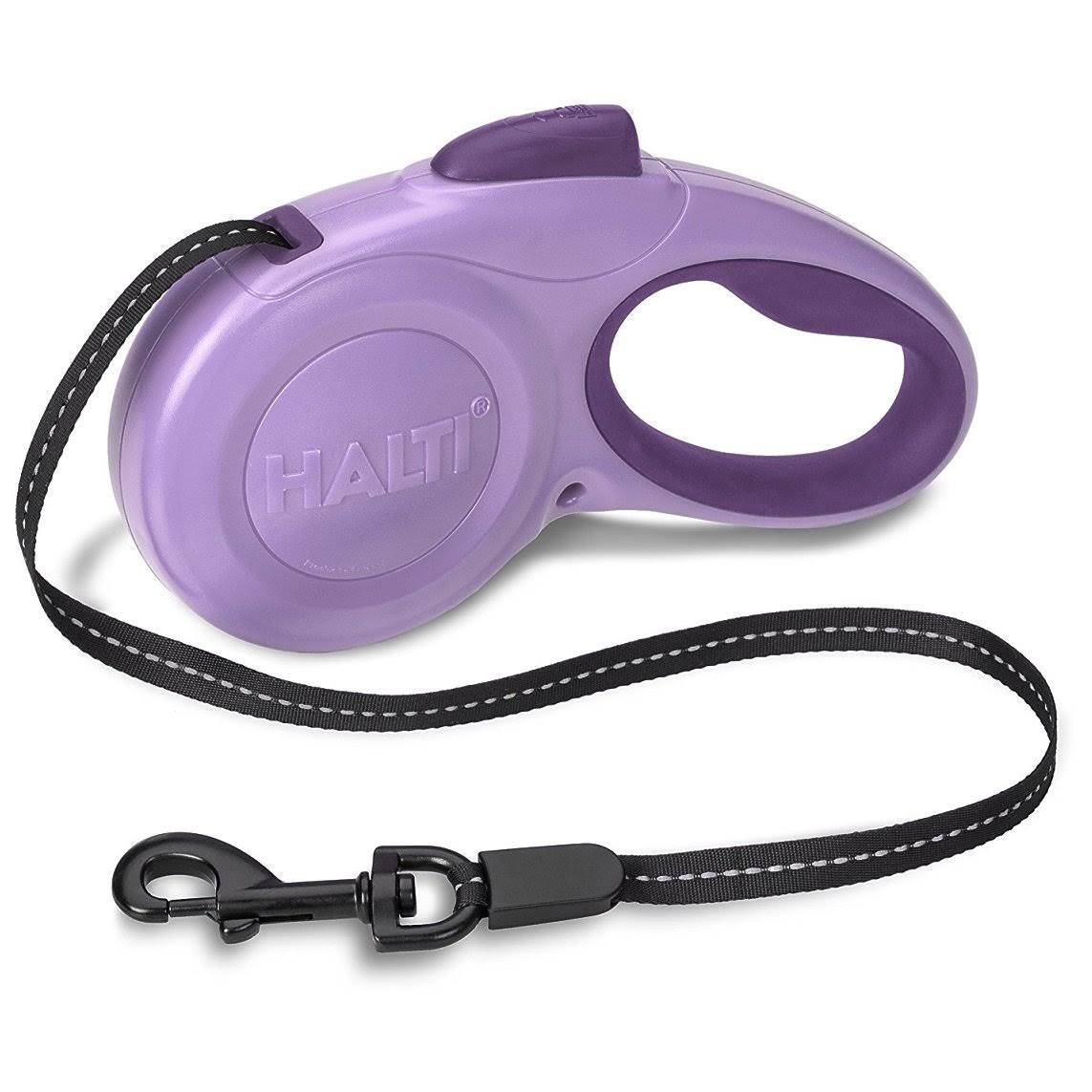 Halti Retractable Tape Dog Lead - Purple, Large 49kg, 5m