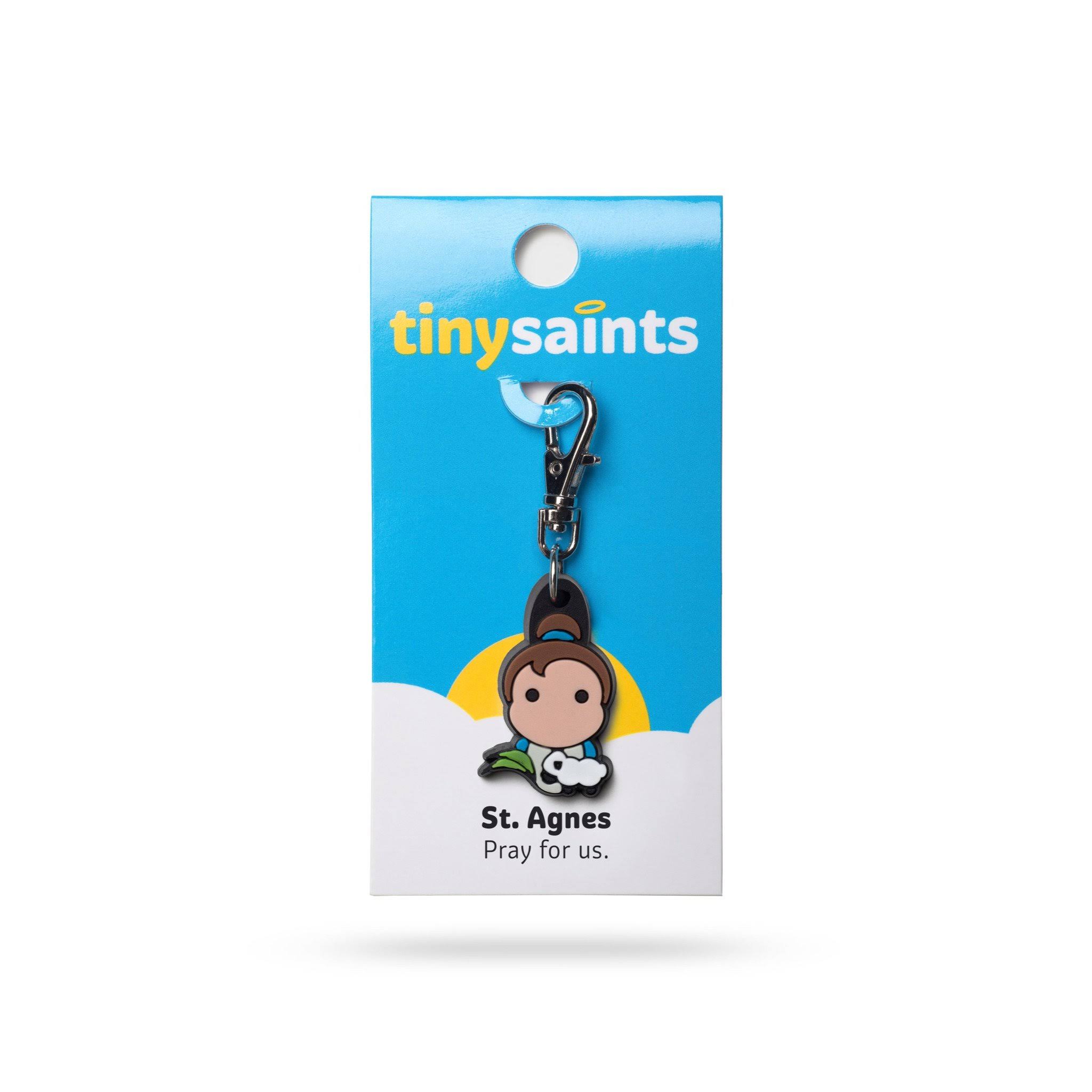 Tiny Saints Charm St. Agnes