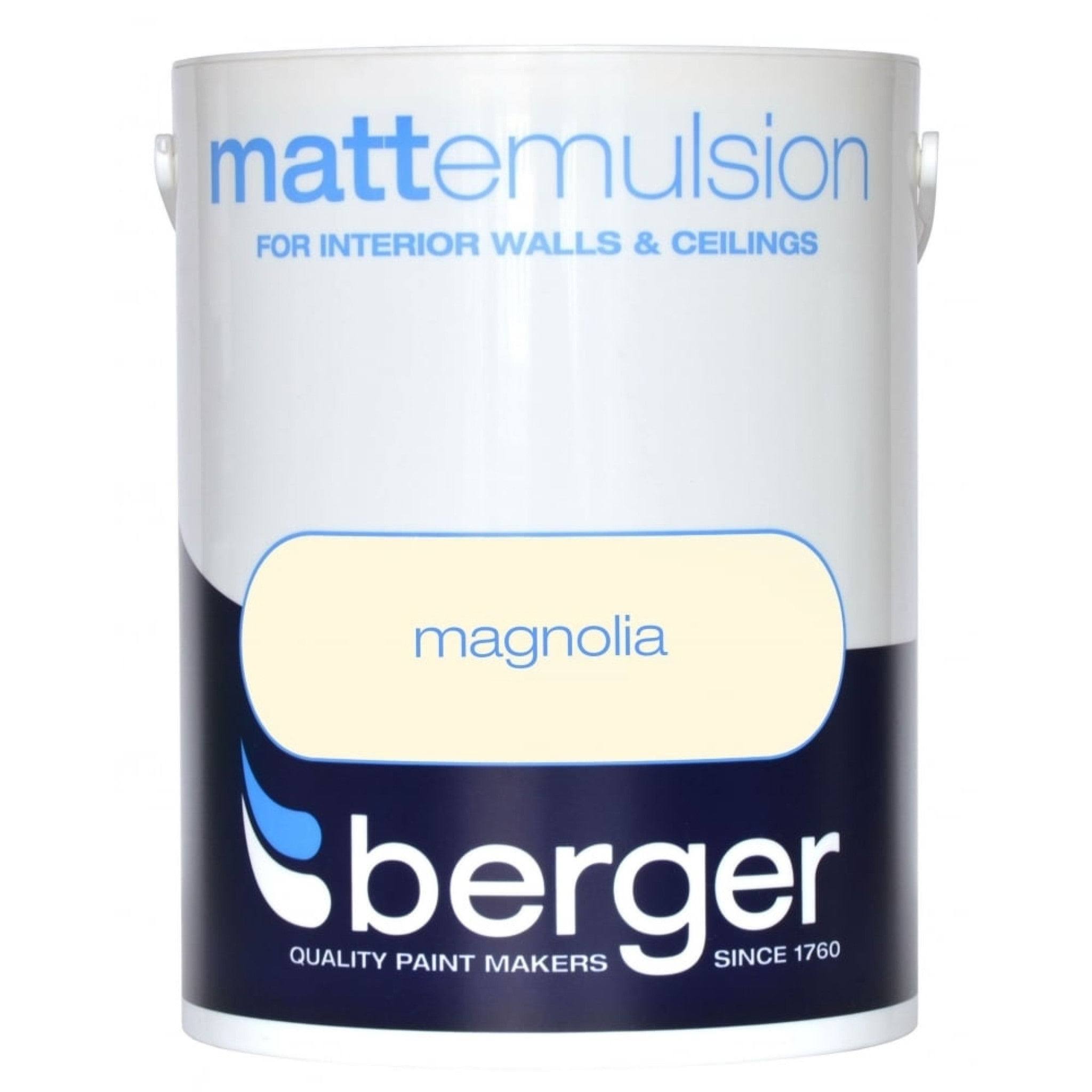 Berger Matt Emulsion Paint - Magnolia