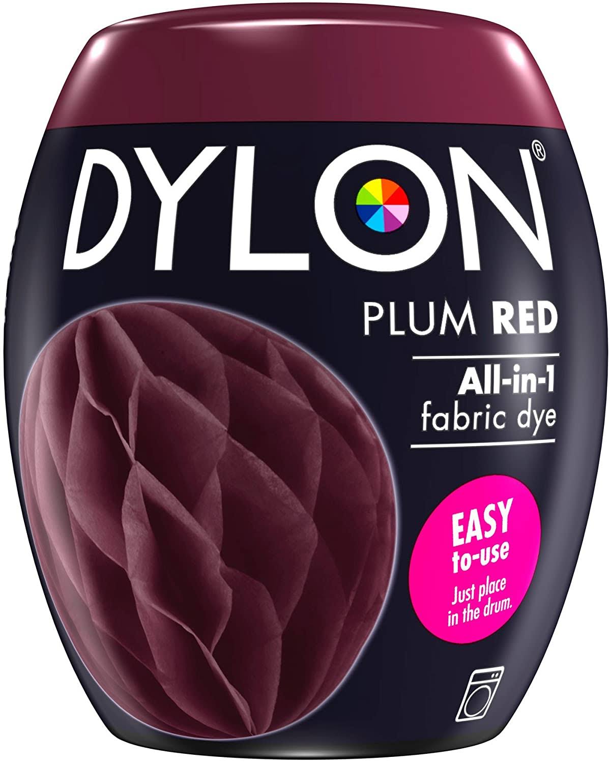 Dylon Plum Red All In 1 Fabric Dye - 350g