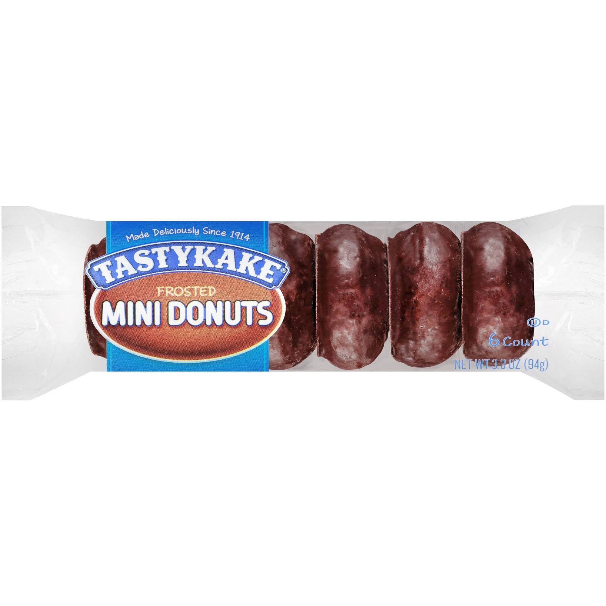 Tastykake Rich Frosted Chocolate Mini Donuts - 3.3 oz