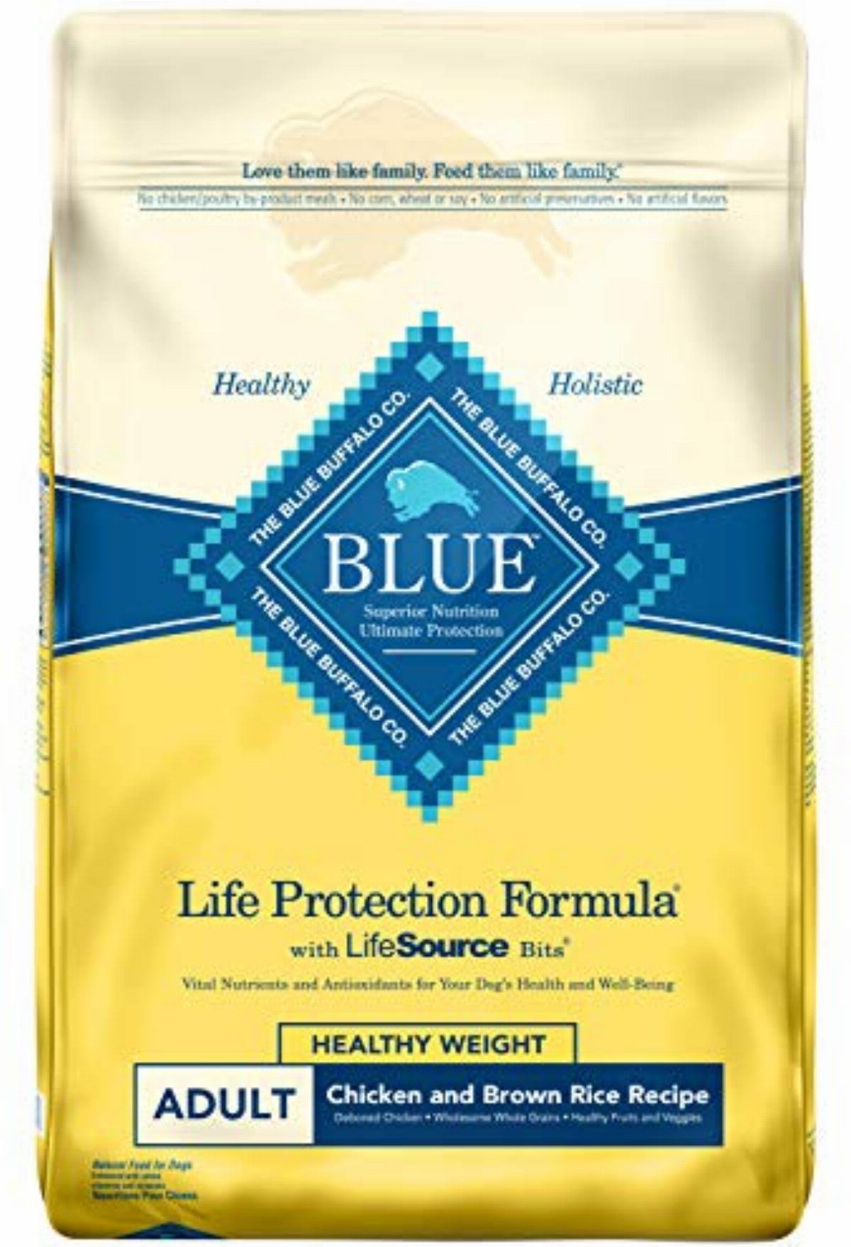 Blue Buffalo Life Protection Healthy Weight Adult Dog Food - Chicken & Brown Rice