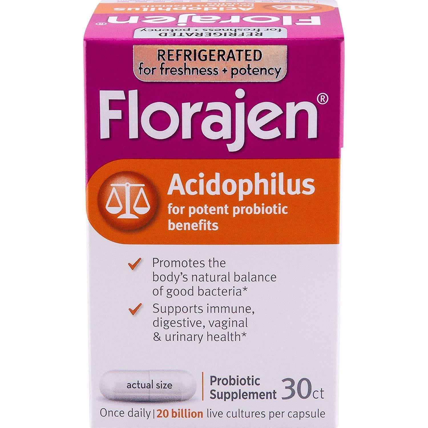 Florajen Acidophilus - 30 Capsules