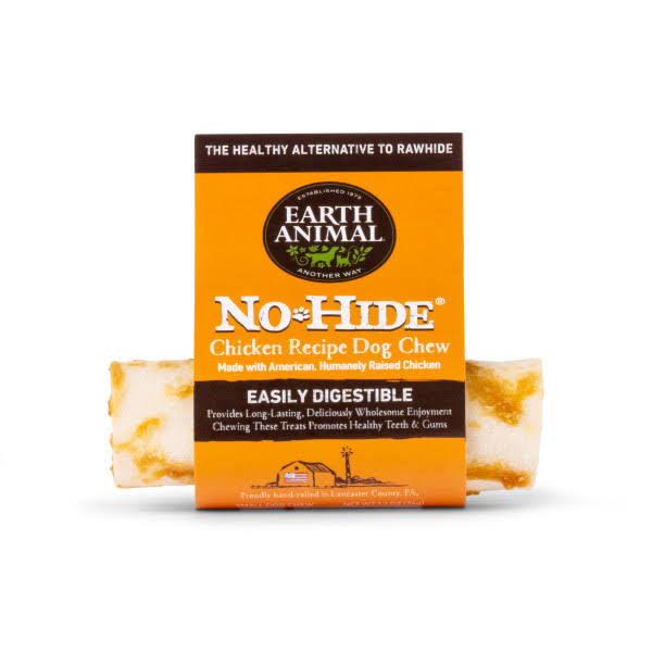 Earth Animal 4 in No-Hide Chicken Chew for Dogs