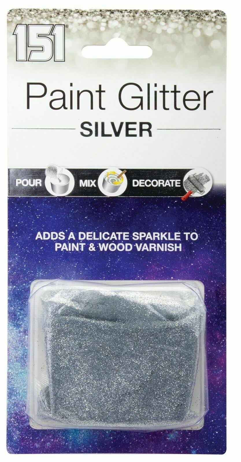 151 - Paint Glitter Silver