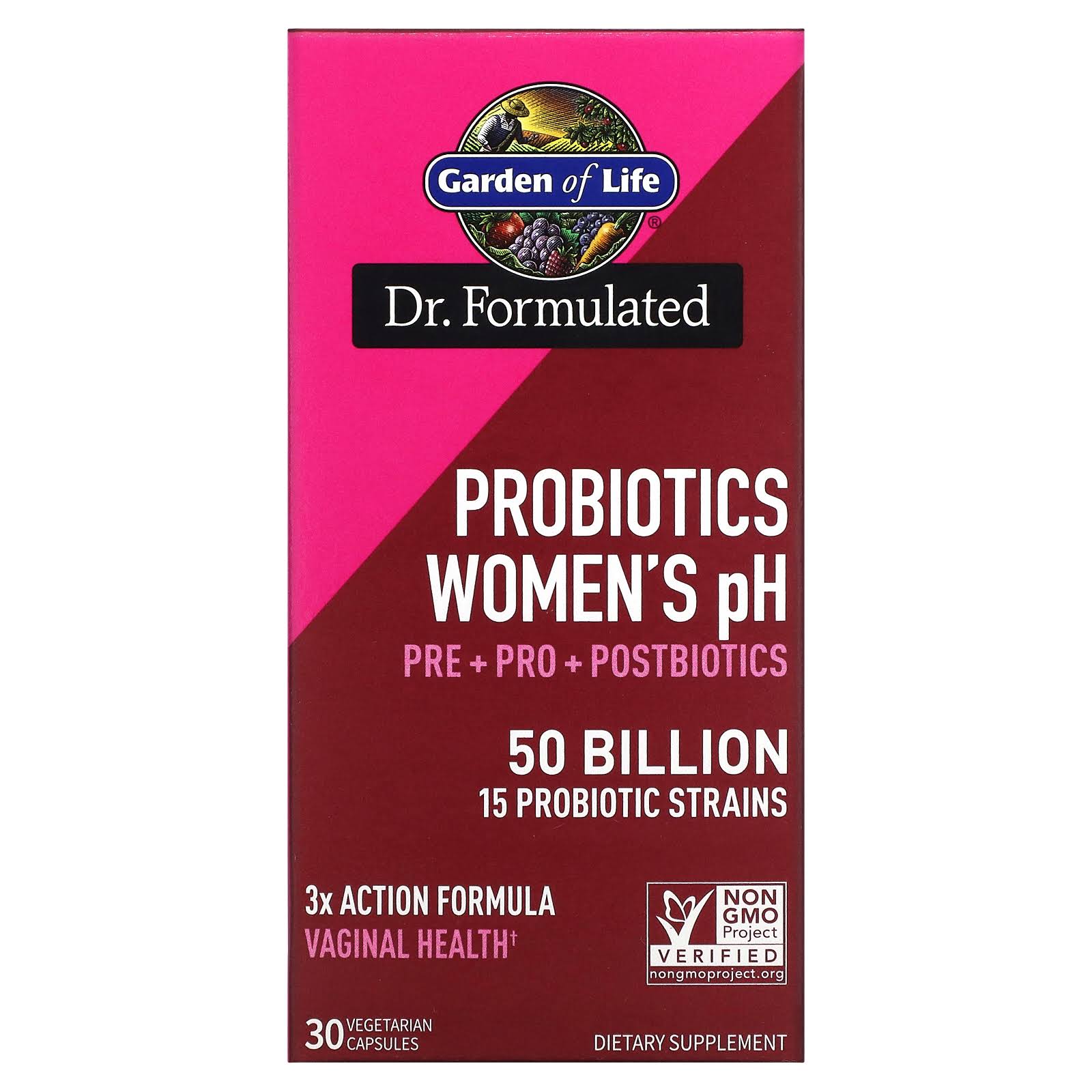 Dr. Formulated Microbiome Women's PH Pre+Pro+Postbiotics 50B